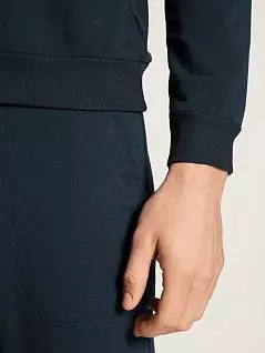 Модная фуфайка с рукавами реглан и удобными манжетами CALIDA 15181к_479 Синий